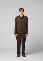 A model wears the IM MEN SUAVE suave-blouson-grey.