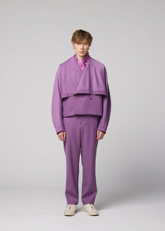 A model wears the IM MEN FRONT BACK jacket.