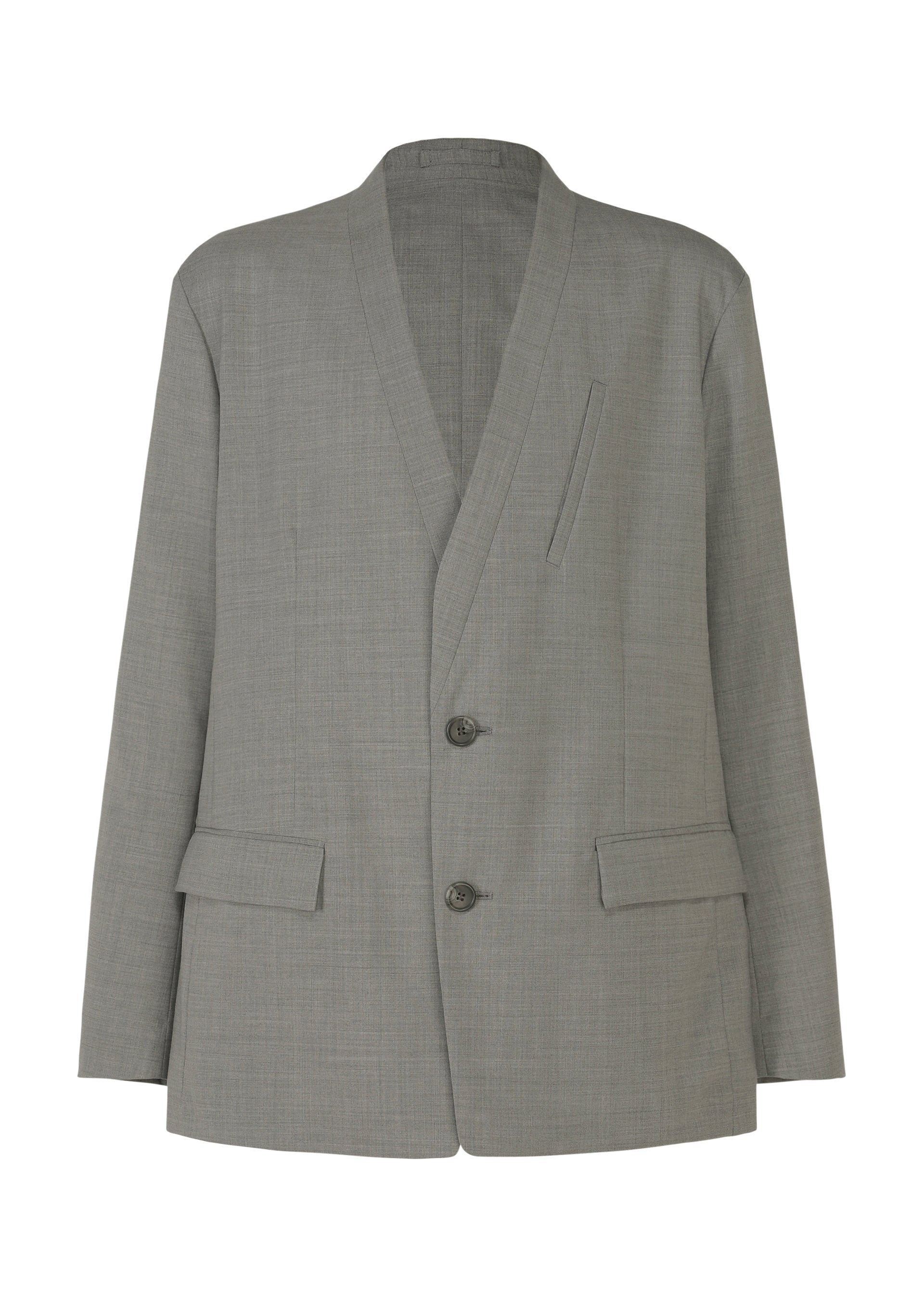 A product shot of the IM MEN SUAVE jacket in gray.