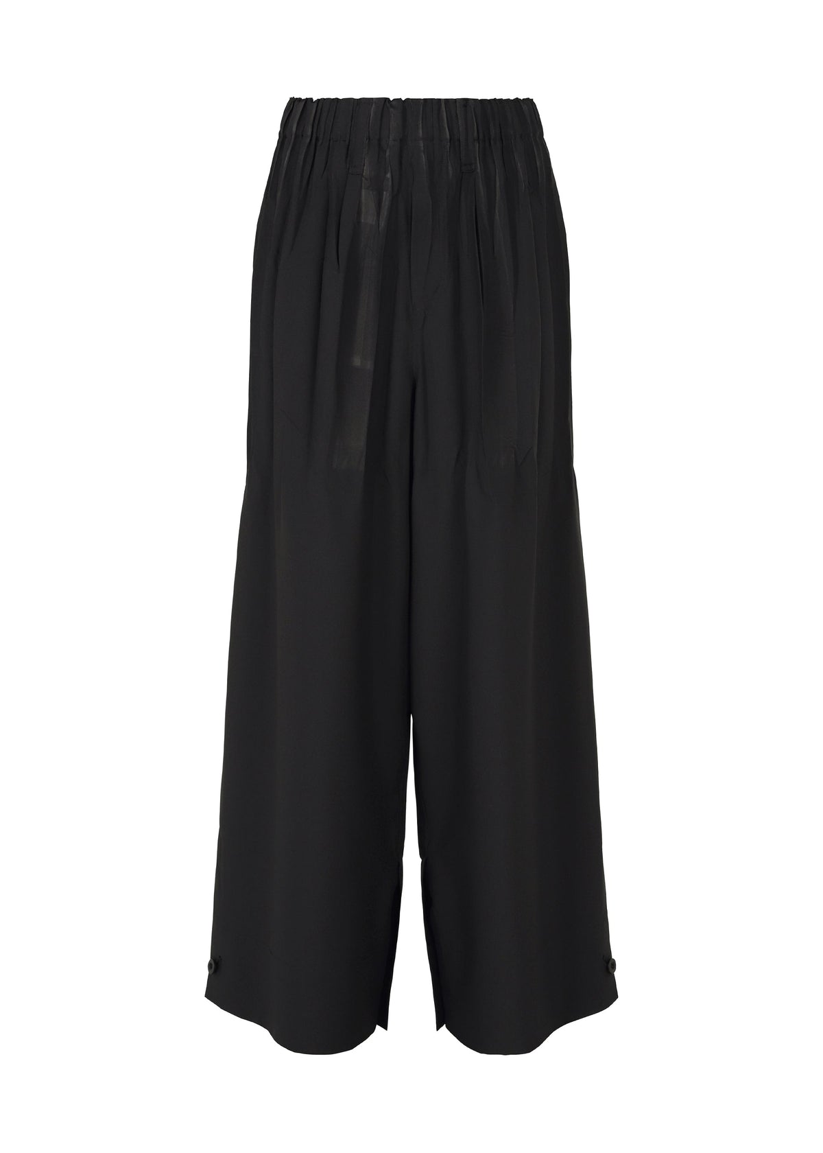 A product shot of the IM MEN WAFT BLACK trousers in black.