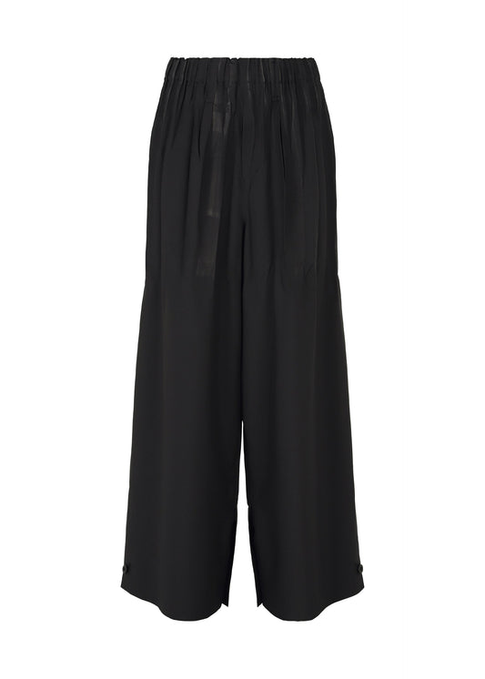 A product shot of the IM MEN WAFT BLACK trousers in black.