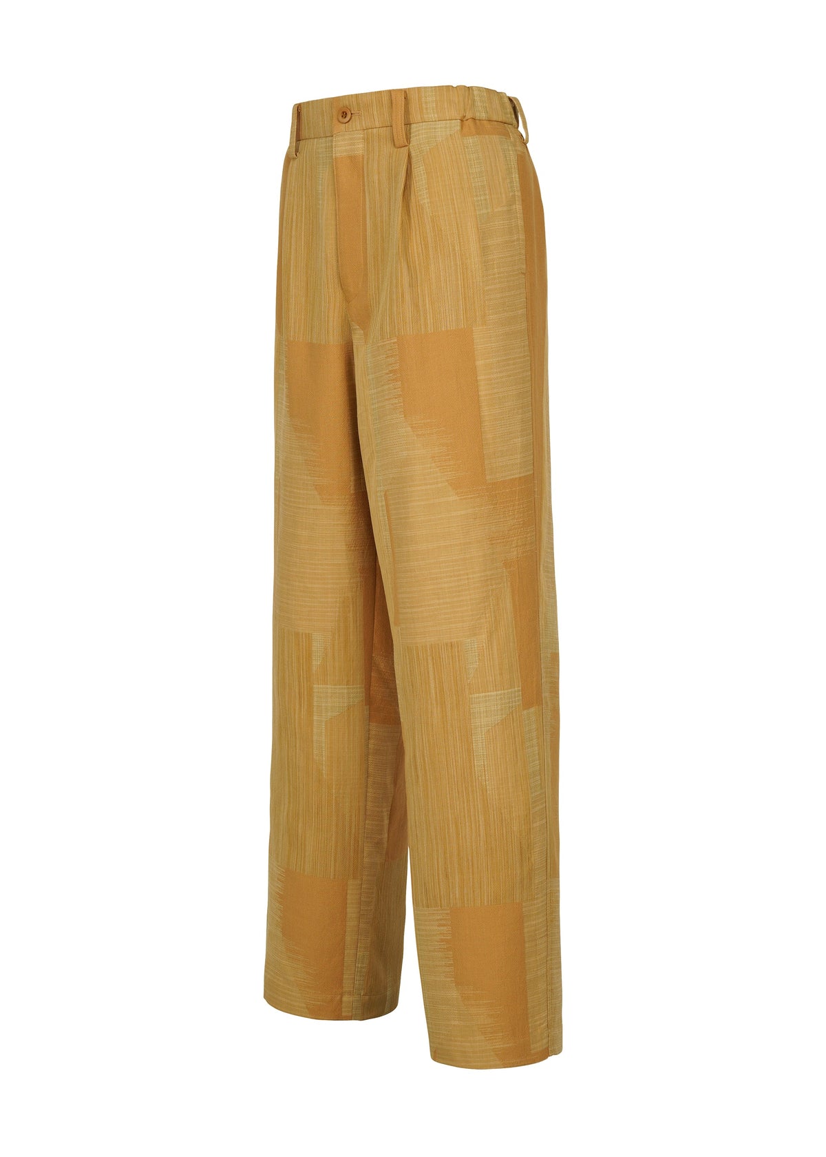 A detail shot of the IM MEN KASURI pants.