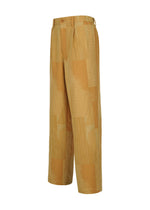 A detail shot of the IM MEN KASURI pants.