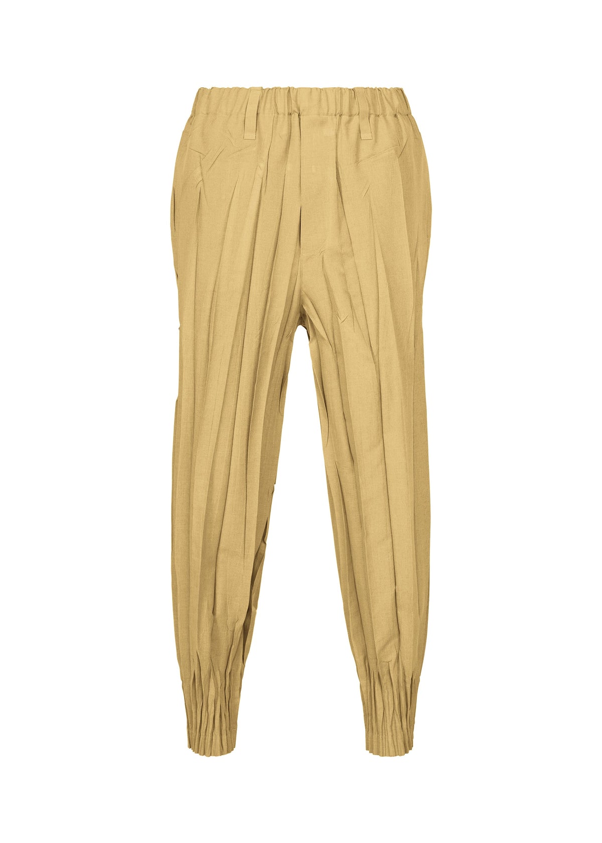 A product shot of the IM MEN EDGE pants in beige.