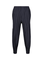 A product shot of the IM MEN EDGE pants in navy.