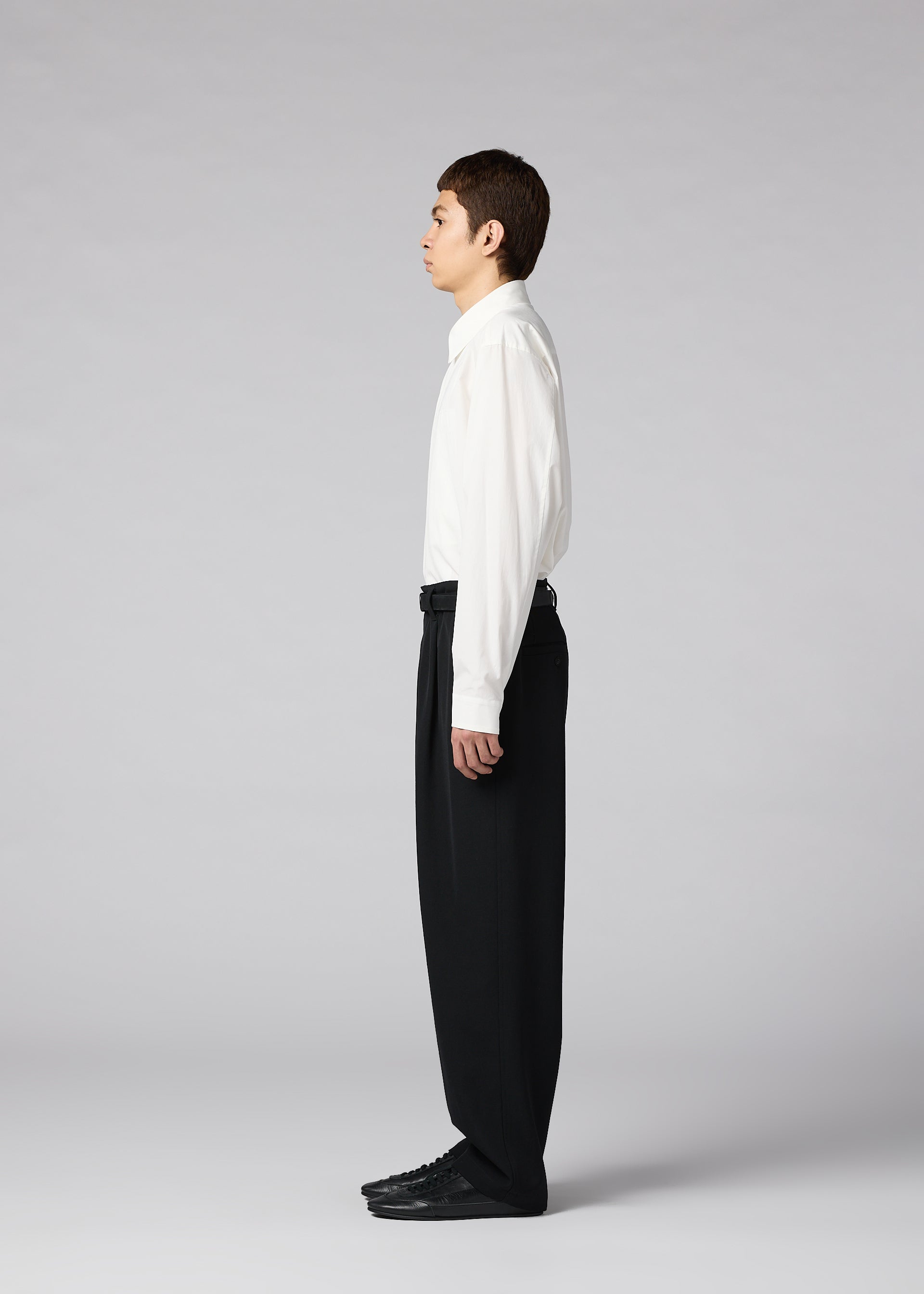FRONT BACK Trousers Black – ISSEY MIYAKE EU