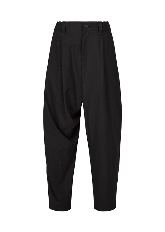 A product shot of the IM MEN COTTON YAK trousers in black.