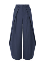 A product shot of the IM MEN OVERLAP trousers in navy.