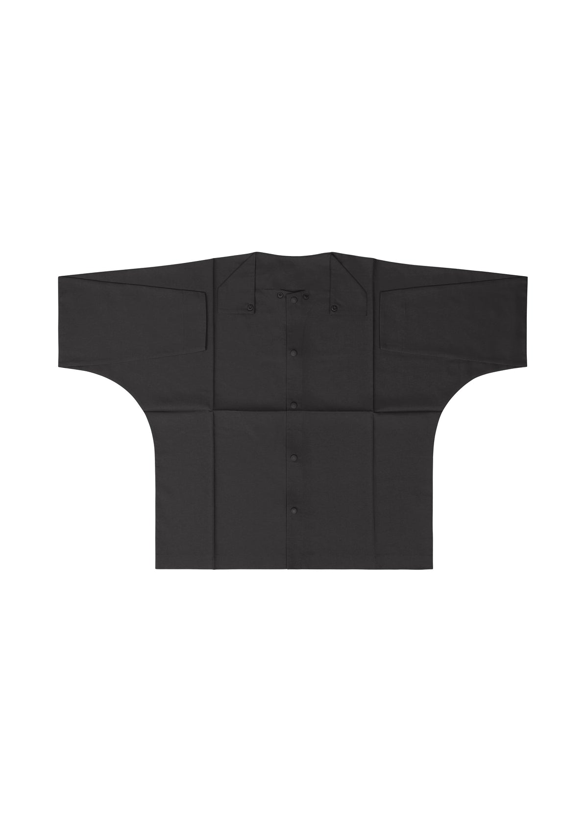A detail shot of the IM MEN COMPACT SHIRT BLACK shirt.
