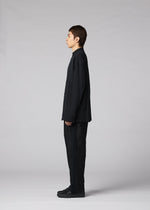 A model wears the IM MEN CLAY SHIRT clay-shirt-shirt-black-1.