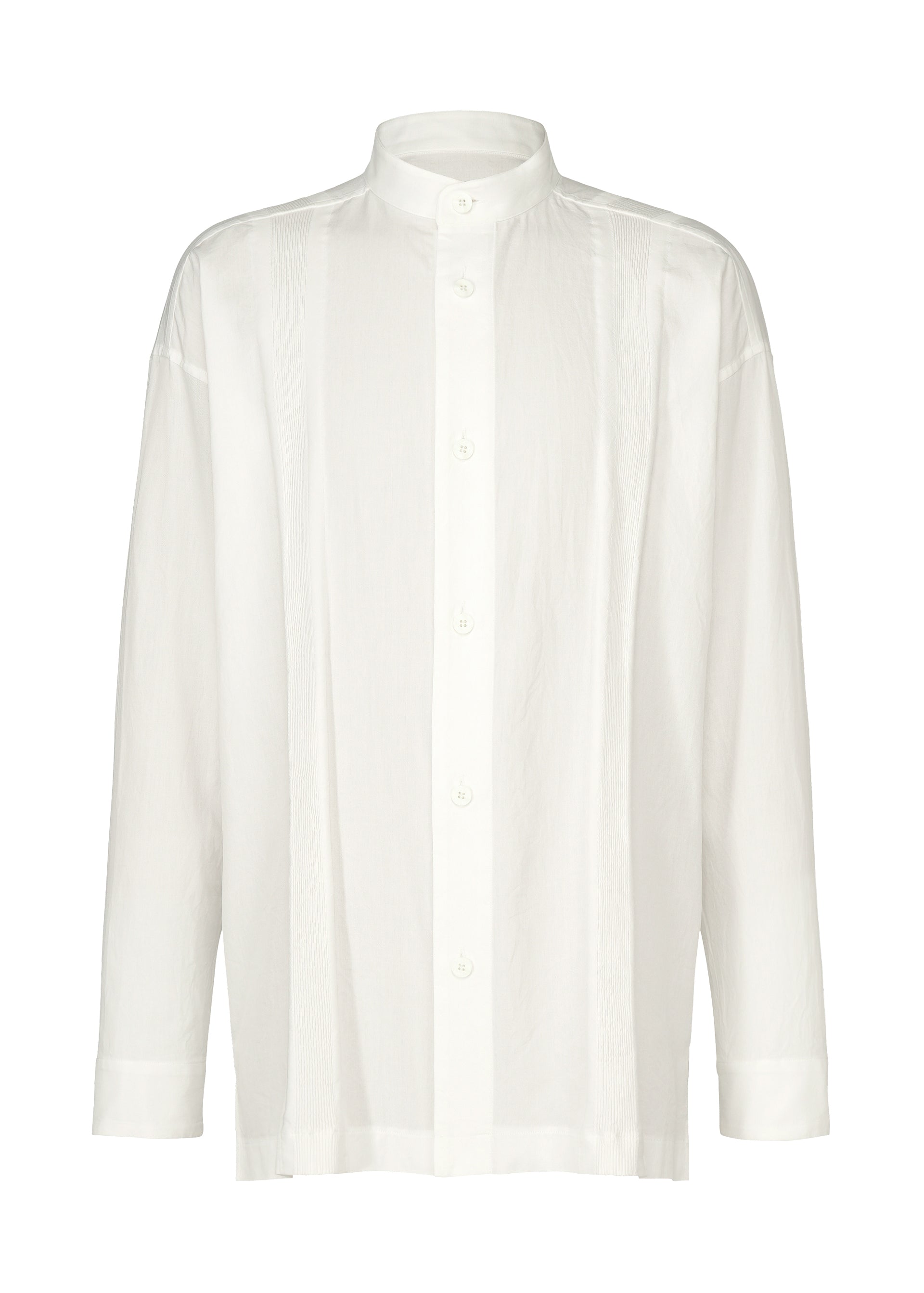 A product shot of the IM MEN CLAY SHIRT shirt in white.