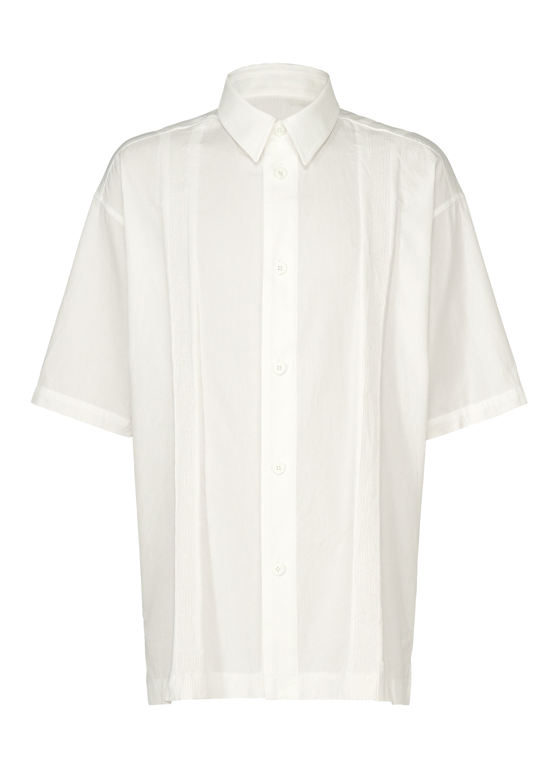 A product shot of the IM MEN CLAY SHIRT shirt in white.