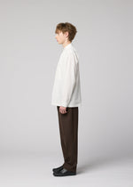 A model wears the IM MEN 140/2 SHIRT 1402-shirt-shirt-black-4.