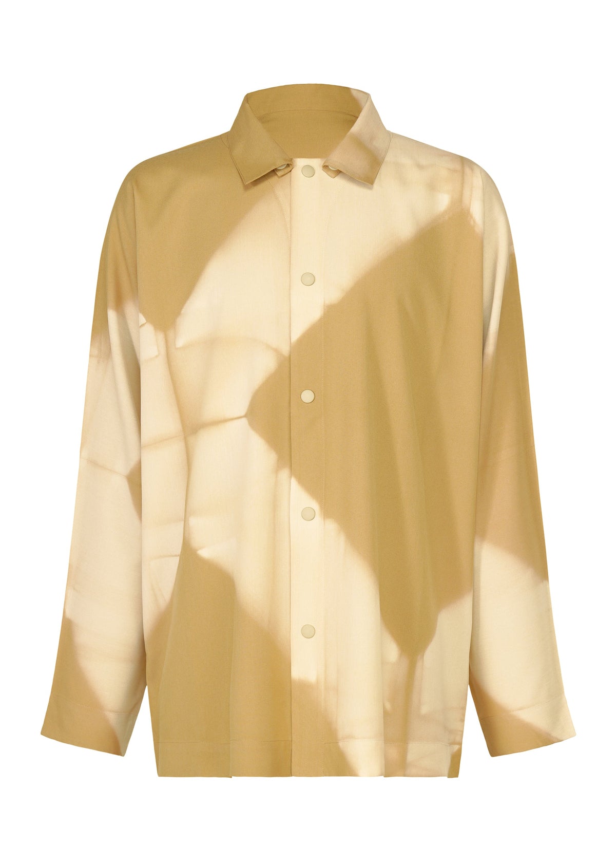 A product shot of the IM MEN ITAJIME SHIRT shirt in light brown.