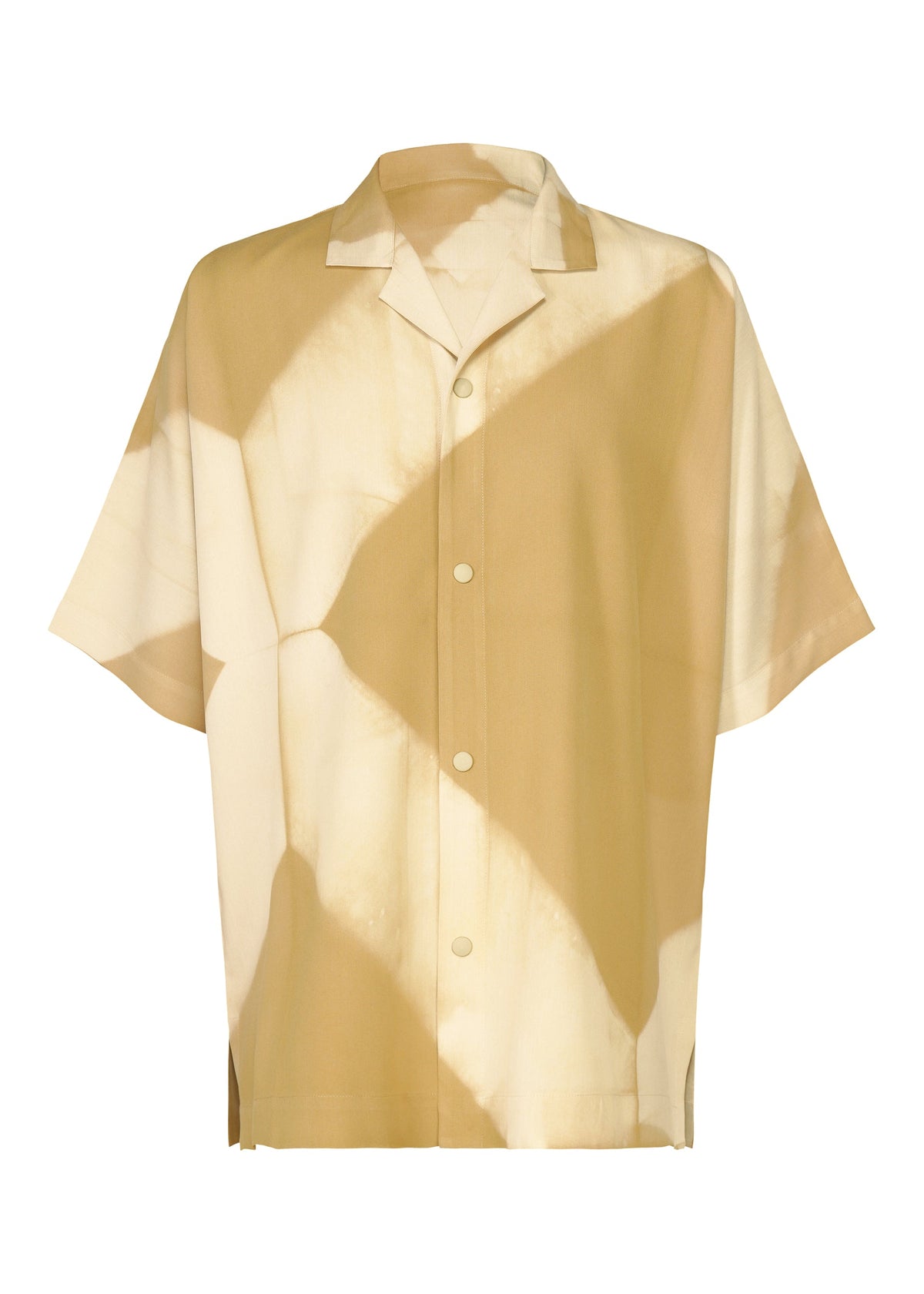 A product shot of the IM MEN ITAJIME SHIRT shirt in light brown.