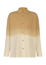 A product shot of the IM MEN DRIP SHIRT shirt in beige.