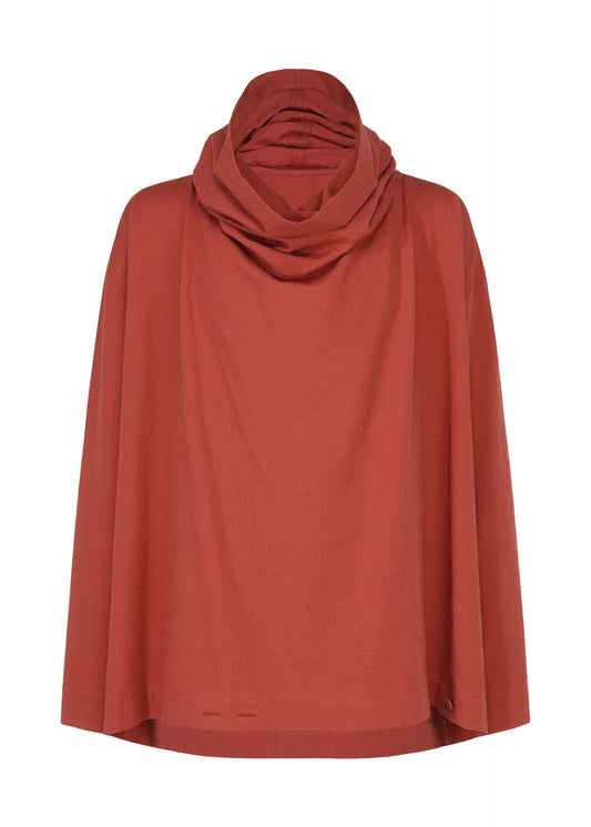 A product shot of the IM MEN COTTON YAK shirt in red.