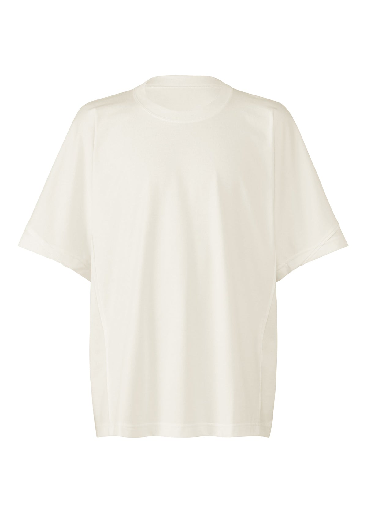 A product shot of the IM MEN TURN t shirt in white.