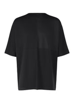 A product shot of the IM MEN FLAT T t shirt in black.