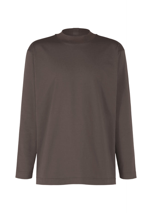 A product shot of the IM MEN 40/2 JERSEY STITCH shirt in dark brown.