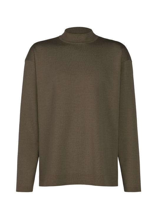 A product shot of the IM MEN MONO-MILANO knit in mocha.