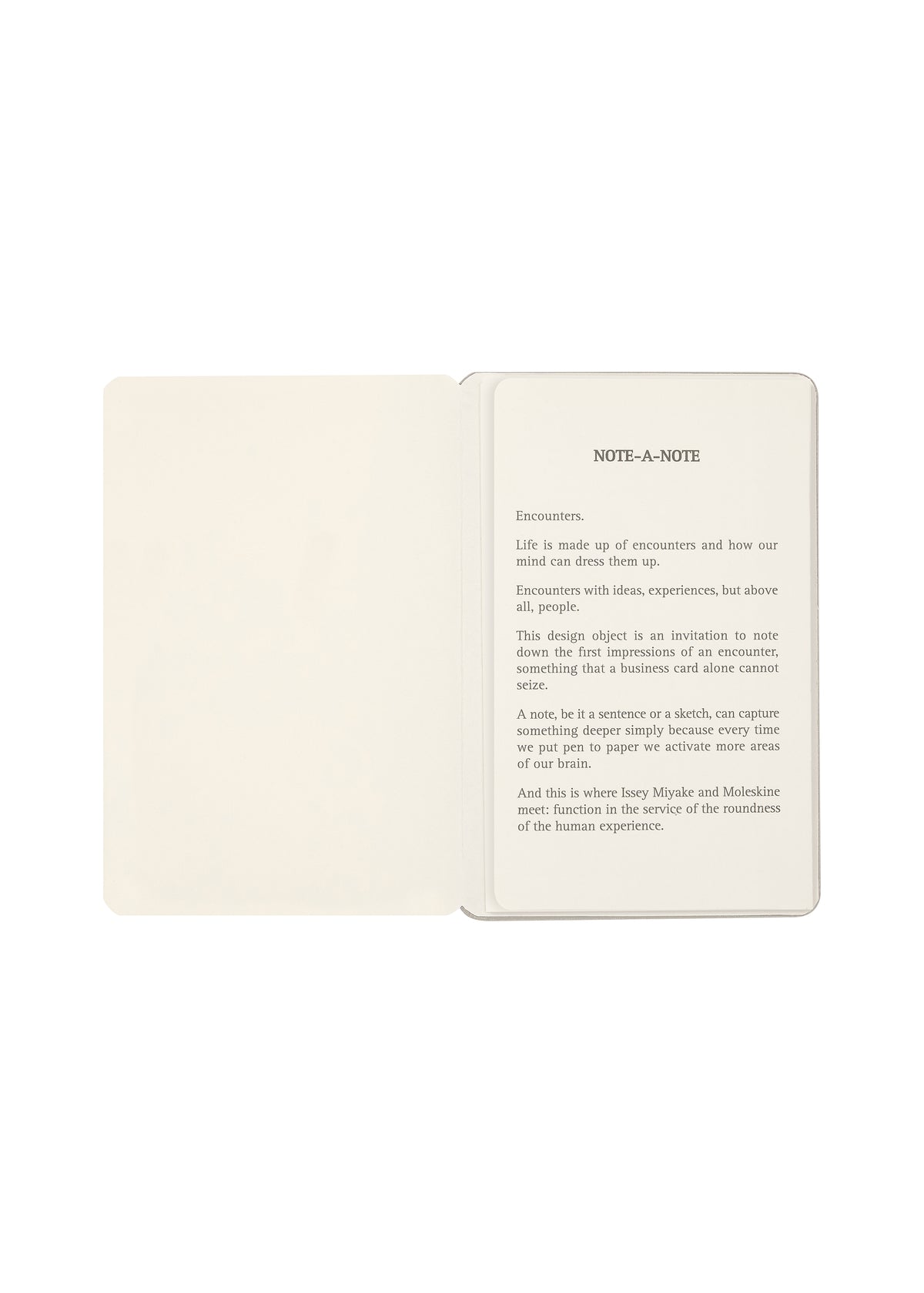 NOTE-A-NOTE Card Holder Cool Grey