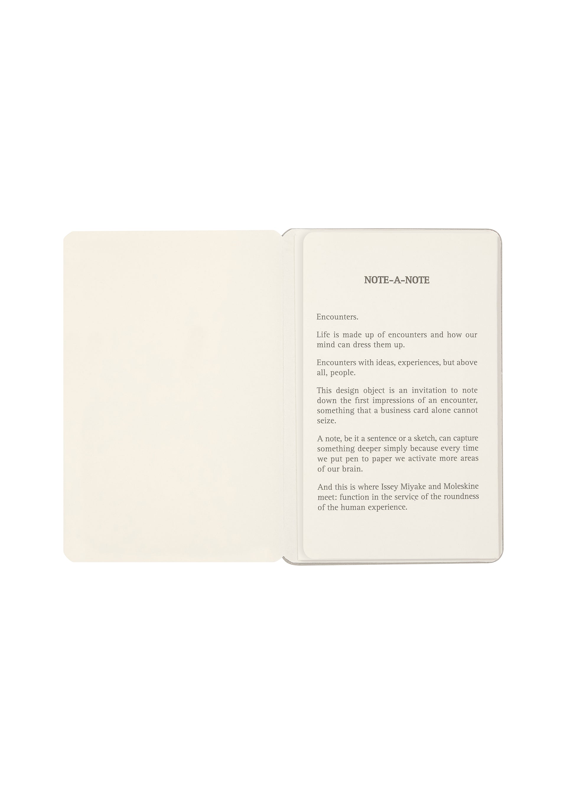 NOTE-A-NOTE Card Holder Cool Grey