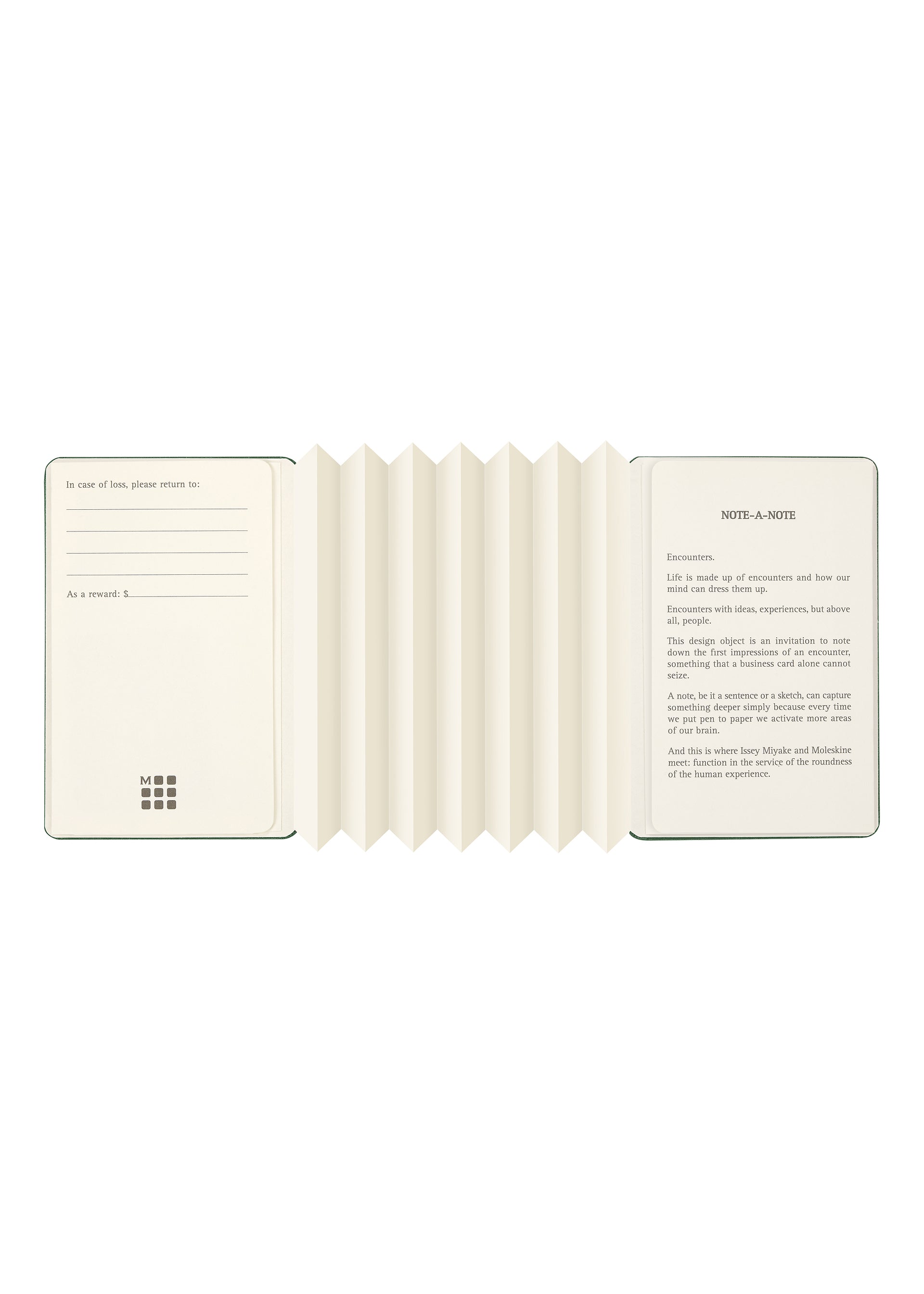 NOTE-A-NOTE Card Holder Myrtle Green – ISSEY MIYAKE EU
