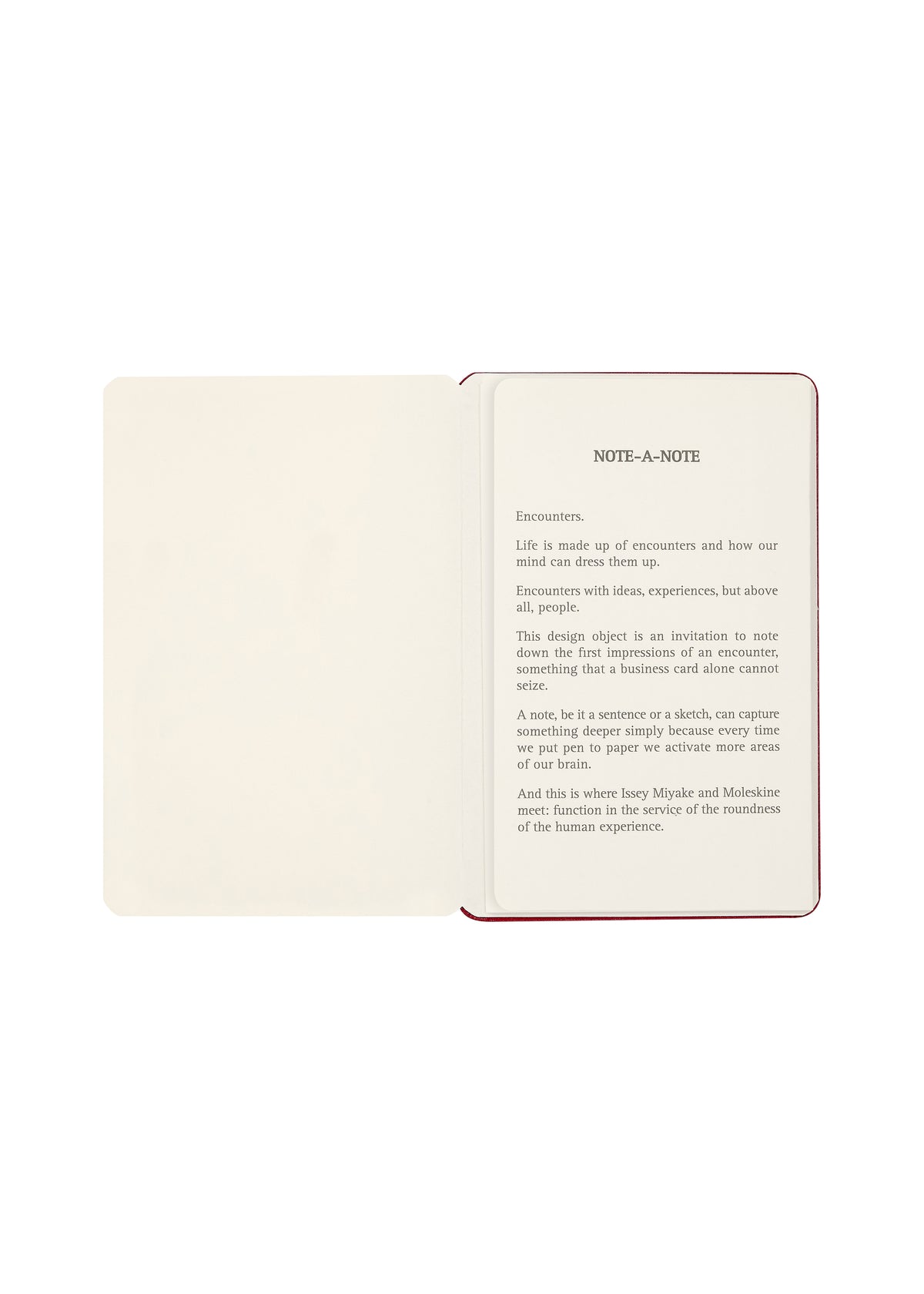 NOTE-A-NOTE Card Holder Scarlet Red