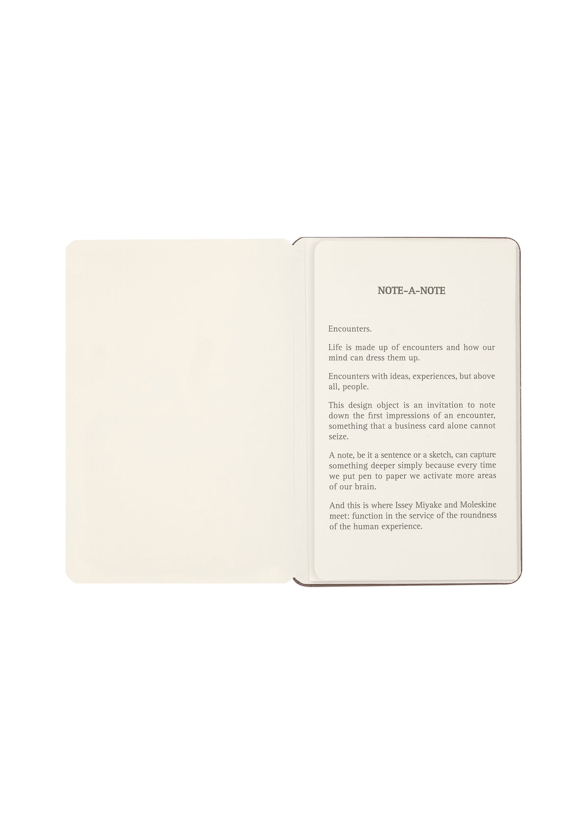 NOTE-A-NOTE Card Holder Earth Brown