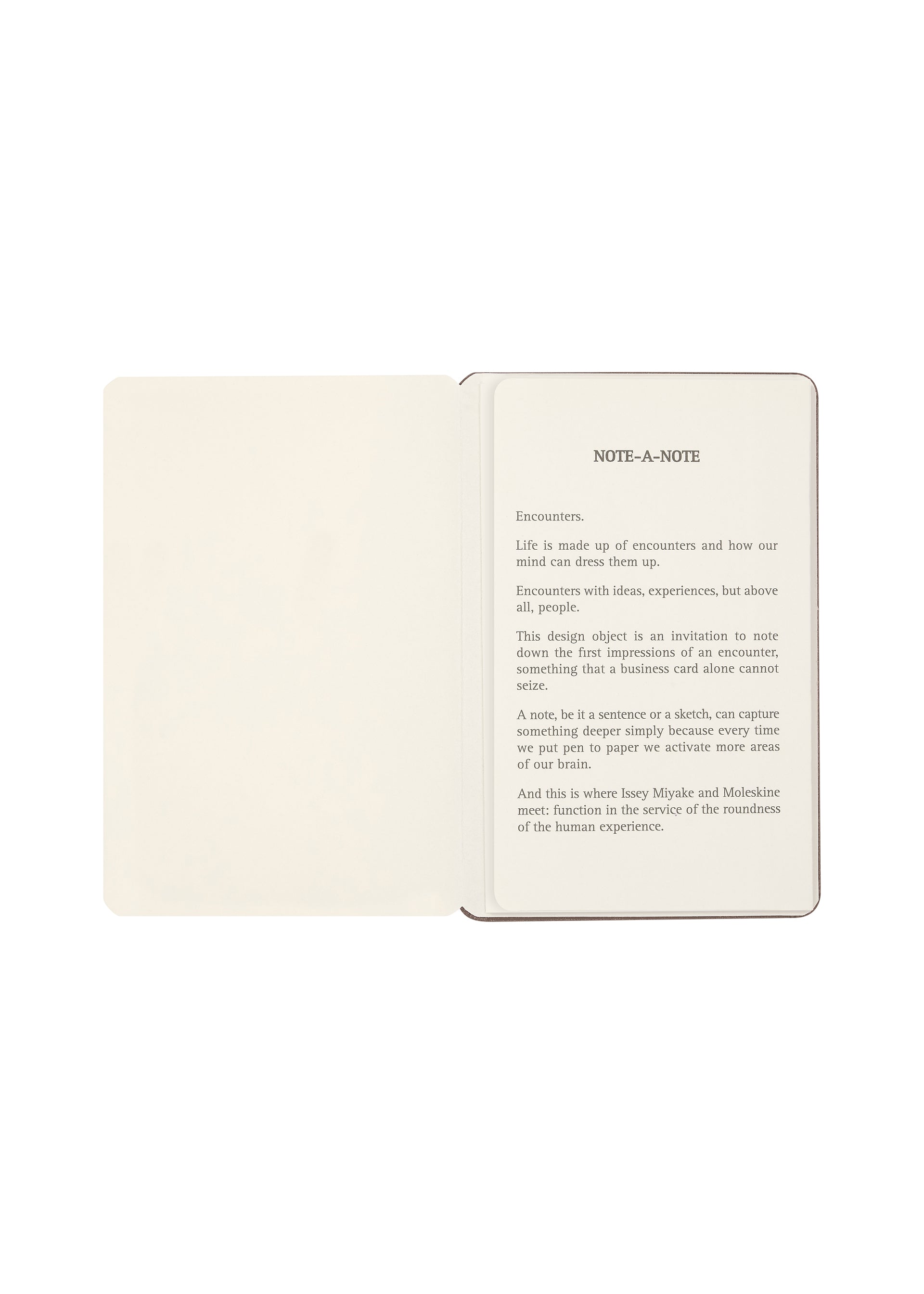 NOTE-A-NOTE Card Holder Earth Brown