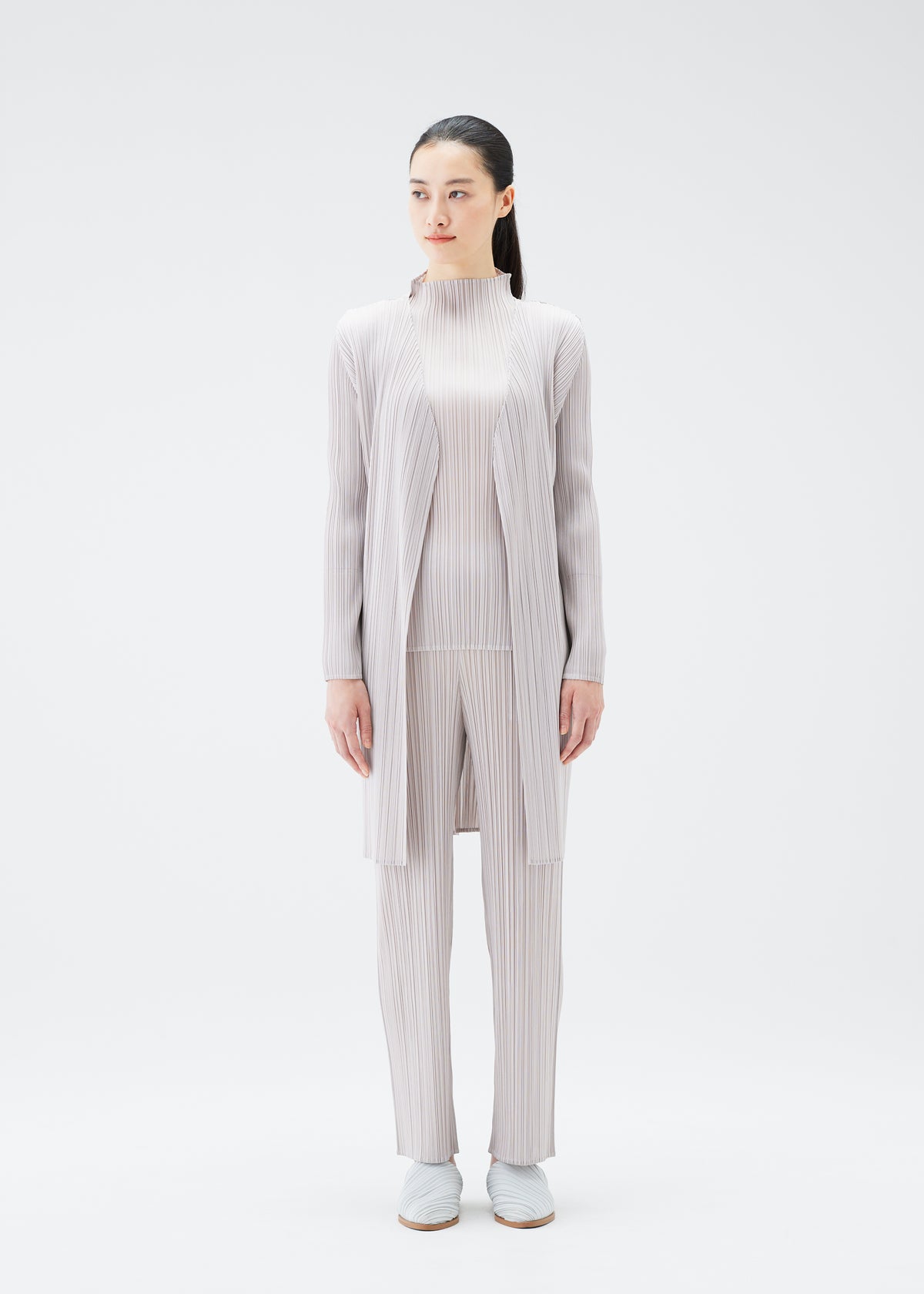 NEW COLORFUL BASICS 4 Coat Greige
