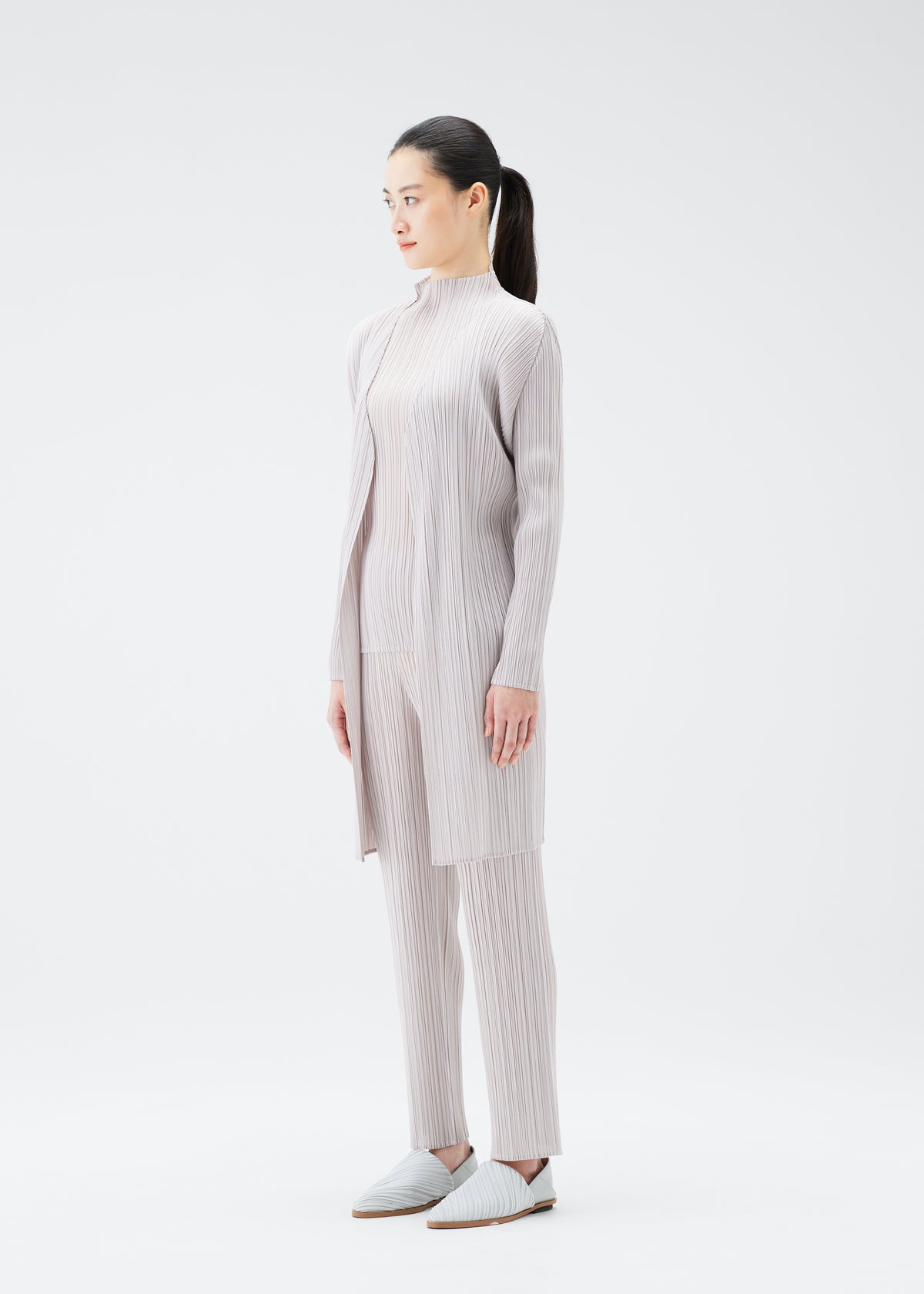 NEW COLORFUL BASICS 4 Coat Greige