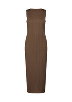 A product shot of the PLEATS PLEASE ISSEY MIYAKE NEW COLORFUL BASICS 4 pp67jh4104405 in brown.