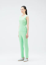 A model wears the PLEATS PLEASE ISSEY MIYAKE NEW COLORFUL BASICS 4 pp67jk4012305.