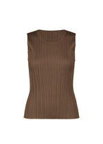 A product shot of the PLEATS PLEASE ISSEY MIYAKE NEW COLORFUL BASICS 4 pp67jk4014405 in brown.