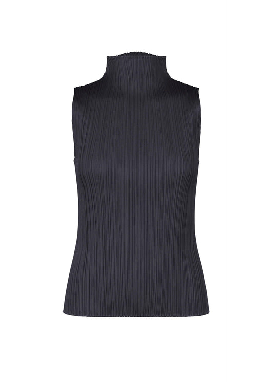 A product shot of the PLEATS PLEASE ISSEY MIYAKE NEW COLORFUL BASICS 4 pp67jk4027505 in navy.