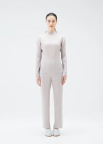 A model wears the PLEATS PLEASE ISSEY MIYAKE NEW COLORFUL BASICS 4 pp67jk4044405.