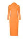 MONTHLY COLORS : SEPTEMBER Dress Neon Orange