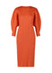 MONTHLY COLORS : NOVEMBER Dress Orange Red