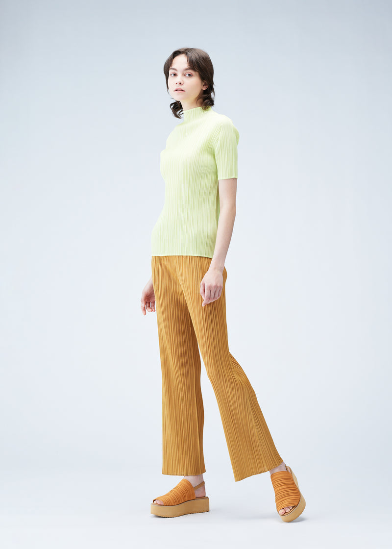 MONTHLY COLORS : MAY Trousers Pineapple