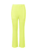 MONTHLY COLORS : MAY Trousers Lemon Yellow