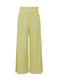 RAMIE PLEATS Trousers Cream Yellow