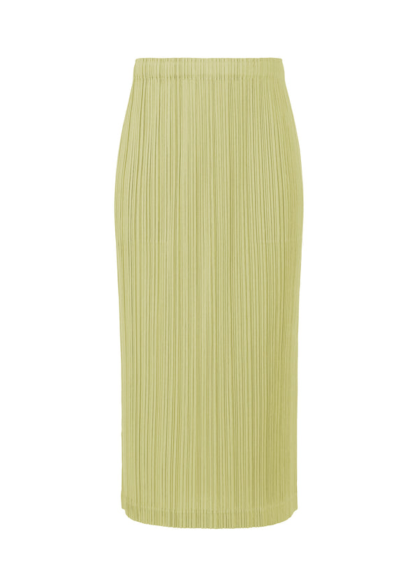 RAMIE PLEATS Skirt Cream Yellow