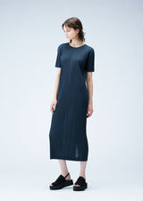 RAMIE PLEATS Dress Charcoal