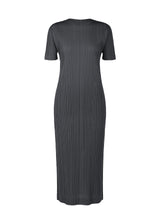 RAMIE PLEATS Dress Charcoal