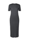 RAMIE PLEATS Dress Charcoal