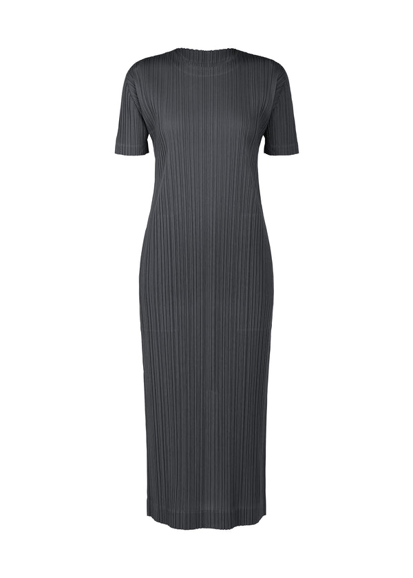 RAMIE PLEATS Dress Charcoal