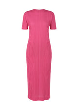 RAMIE PLEATS Dress Deep Pink