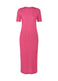 RAMIE PLEATS Dress Deep Pink